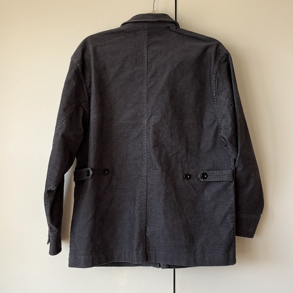 Jenni Kayne Corduroy Jacket Gray Washed Black S - Picture 11 of 14